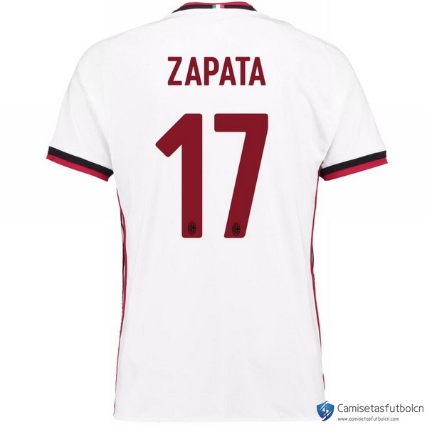 Camiseta Milan Segunda equipo Zapata 2017-18